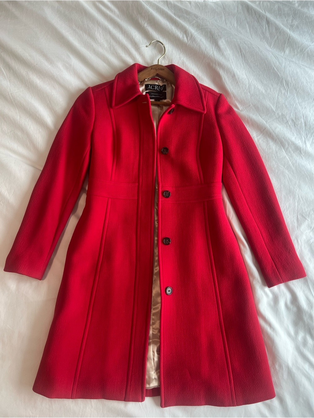 NWOT J. Crew Classic Lady Day Coat in Italian double-cloth wool with Thinsulate® - Picture 2 of 7